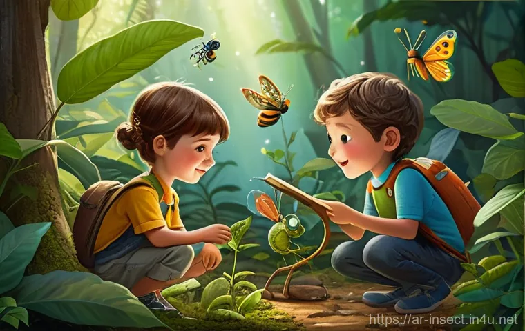 곤충 분양 플랫폼 추천 - **Prompt 1: "The Joy of Discovery: Children and Insects"**
"A heartwarming and brightly lit scen...
