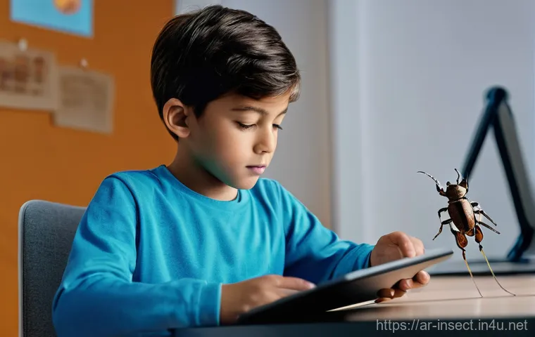 곤충 학습 프로그램 - **Prompt:** A cheerful scene indoors featuring a 7-year-old girl and an 8-year-old boy at a crafting... 곤충 학습 프로그램 - **Prompt:** A cheerful scene indoors featuring a 7-year-old girl and an 8-year-old boy at a crafting...